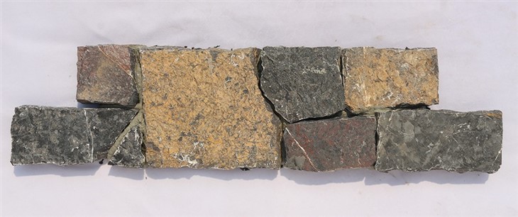 Cross Shape Stone Panel Black Limestone Facade Stone JRD-099